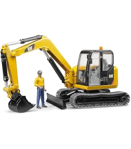 Amazon.com: Bruder 02484 CAT Excavator : Toys & Games